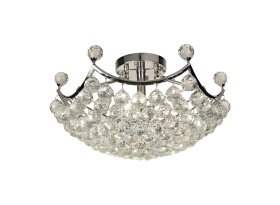 Cesto Crystal Ceiling Lights Diyas Flush Crystal Fittings Cesto Crystal Ceiling Lights Diyas Flush Crystal Fittings